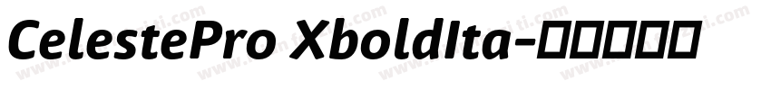 CelestePro XboldIta字体转换